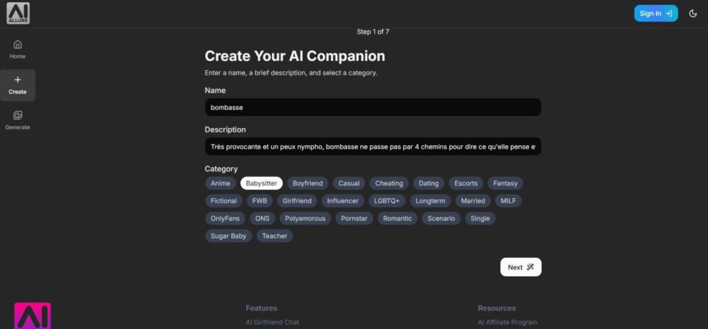 aiallure-creation-personnages